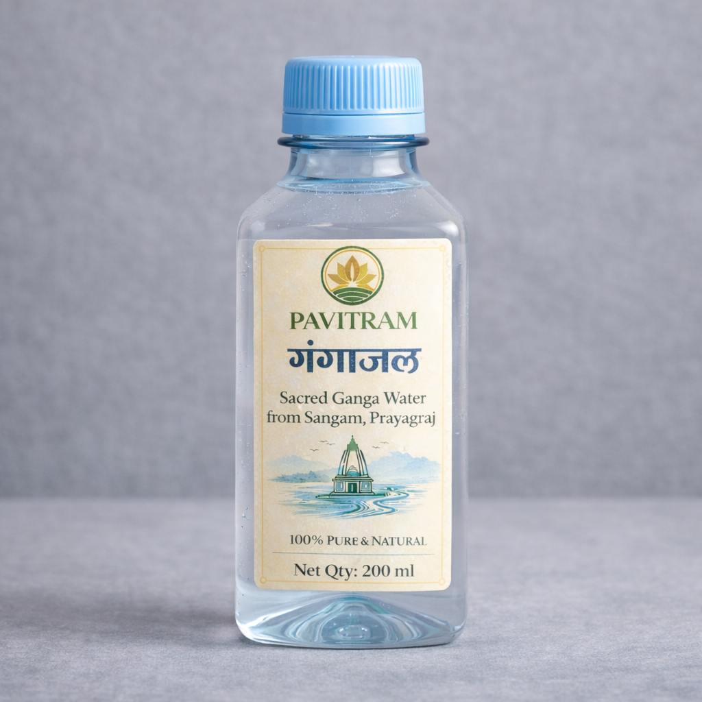 Pack of 4 Bottles containing 500 ML Gangajal in one bottle ( 500 ML * 4 Bottles = 1 Box)