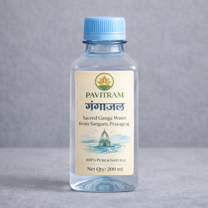 Pack of 4 Bottles containing 500 ML Gangajal in one bottle ( 500 ML * 4 Bottles = 1 Box)